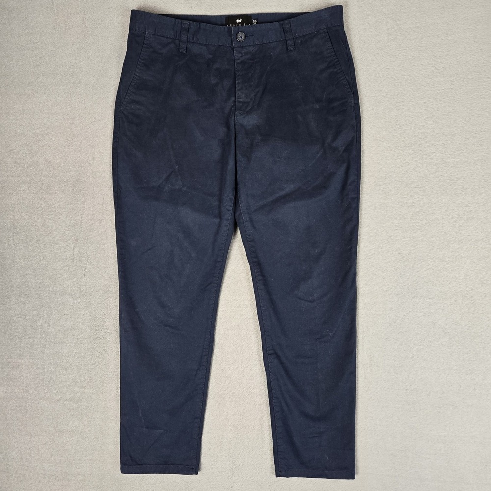 Under 510 Pants Men 32x26 Navy Blue Cotton Stretch Commuter Trousers Work
